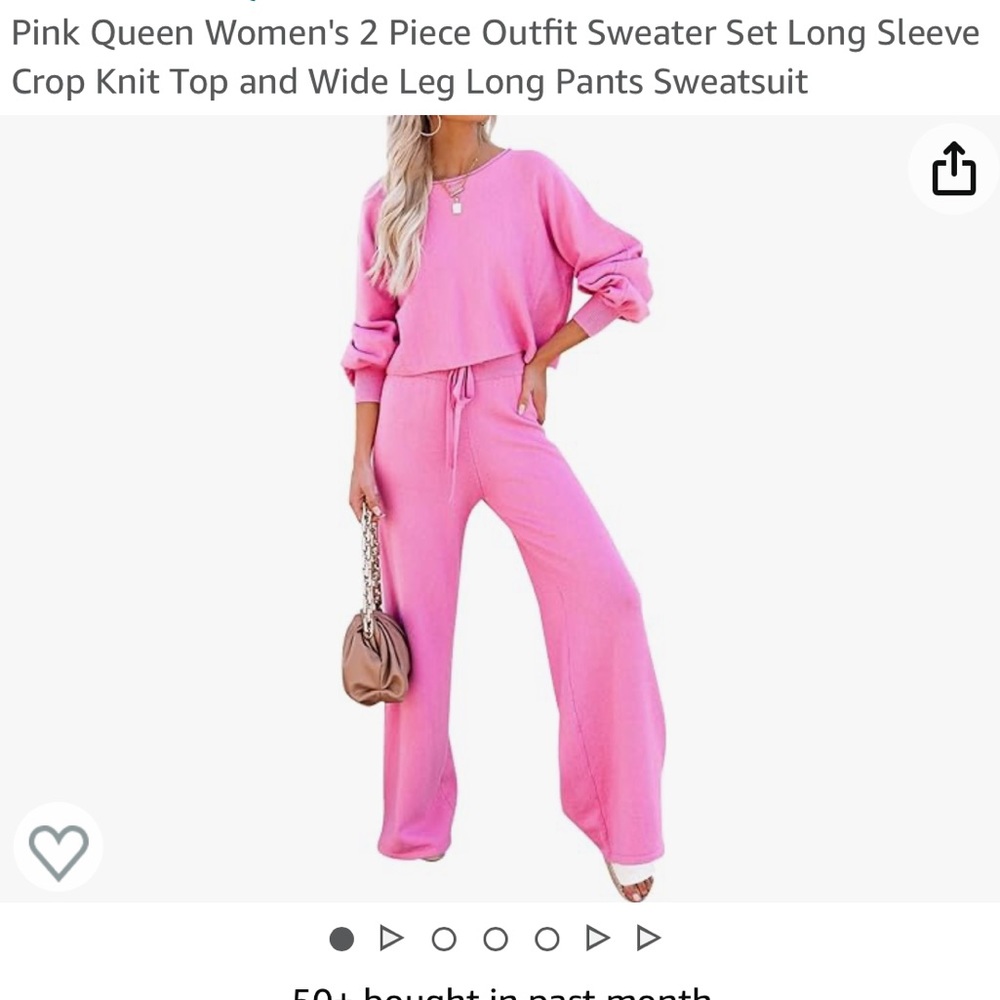 BRAND NEW in original shipping packaging womens 2 piece outfit sweater set.